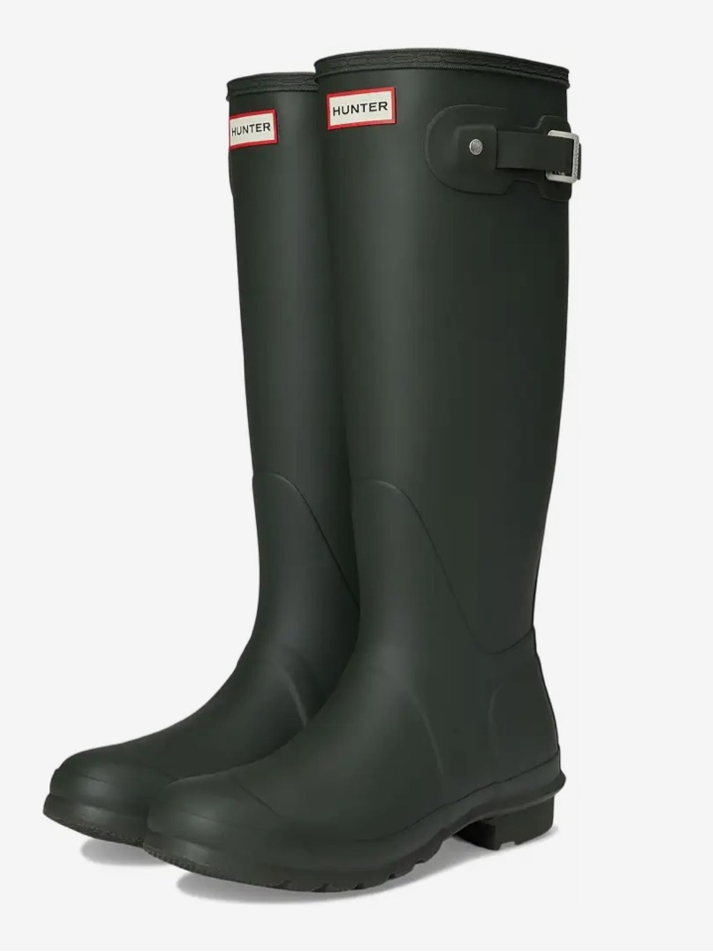 Hunter Tall Rain Boots Black Boot Size 9